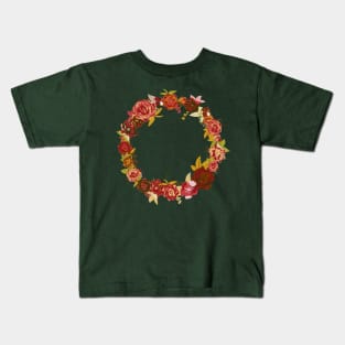Christmas wreath Kids T-Shirt